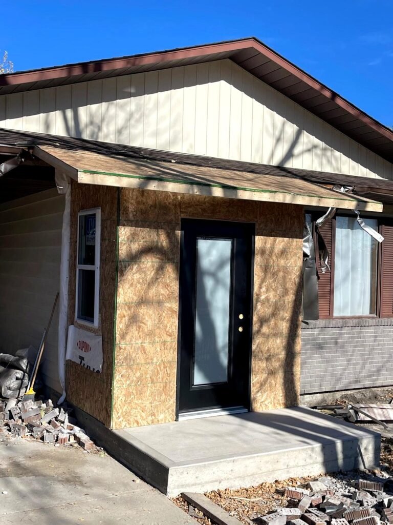 calgary home extension entry framing