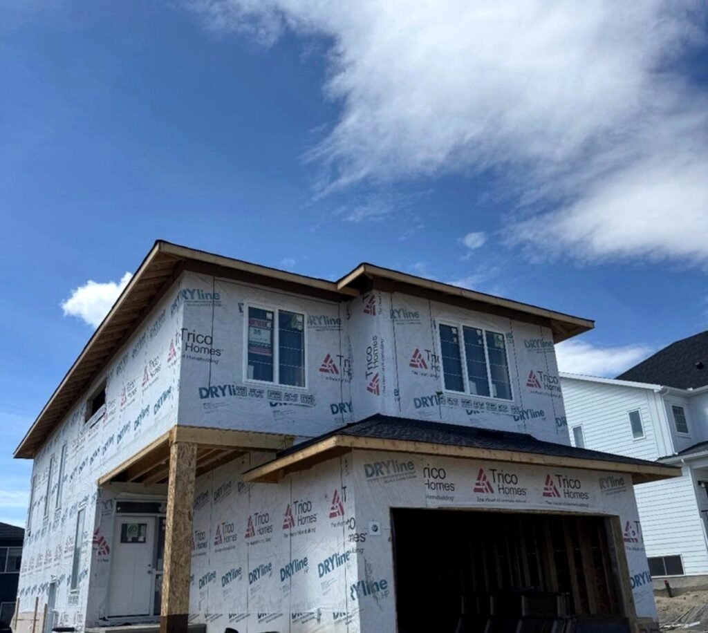 calgary house framing exterior wrap